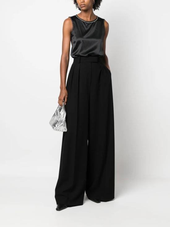 25FW 페세리코 민소매 티셔츠 S08893D02372805 Black - PESERICO