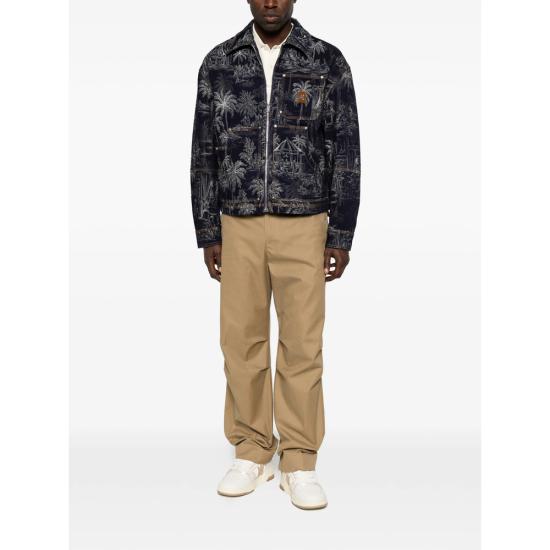 26SS 아미리 자켓 AMOUJA1084 INDIG BLUE WHITE - AMIRI