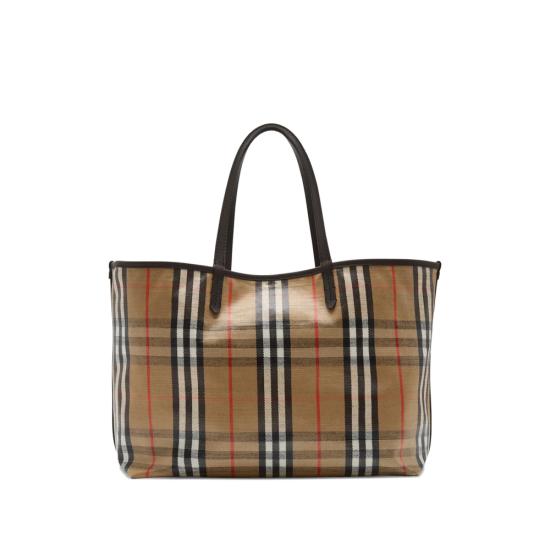26SS 버버리 하이랜드 미디움 토트백 8112222 HIGHLAN MD B9368 NEUTRALS BLACK - BURBERRY