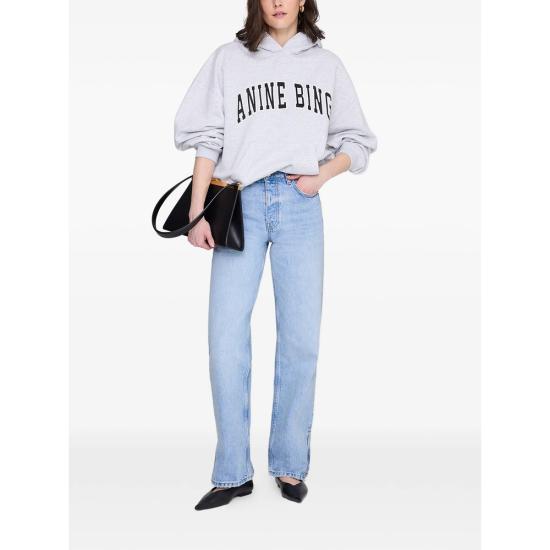 26SS 애니빙 후드 티셔츠 A 08 12493 GRM1 GREY - ANINE BING