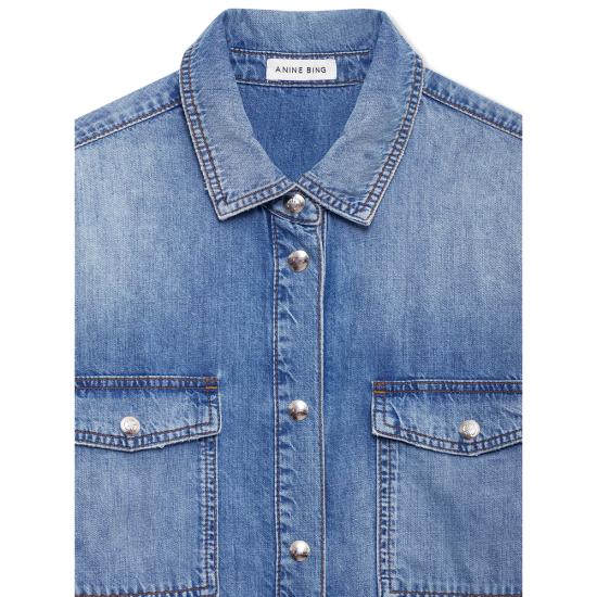 26SS 애니빙 셔츠 A 07 11690 WHD71 BLUE - ANINE BING