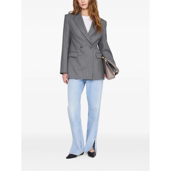 26SS 애니빙 수트 자켓 A 01 12173 STR17 GREY - ANINE BING