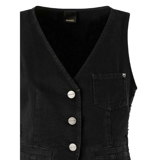 26SS 핑코 베스트 106424 A33V Z99 BLACK - PINKO