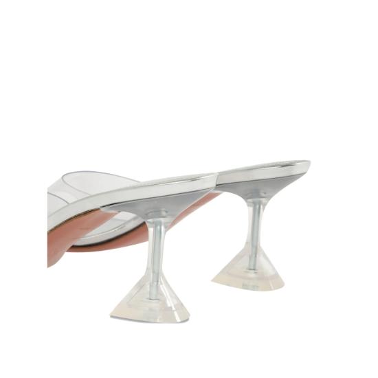 26SS 아미나 무아디 부츠 LUPITA GLASS S 70 TRANS WHITE - AMINA MUADDI