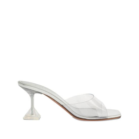 26SS 아미나 무아디 부츠 LUPITA GLASS S 70 TRANS WHITE