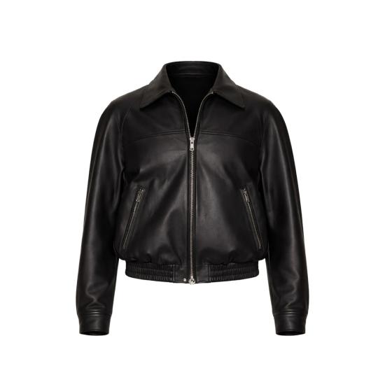 26SS 토니웩 가죽 자켓 BF12LJ101 BLACK