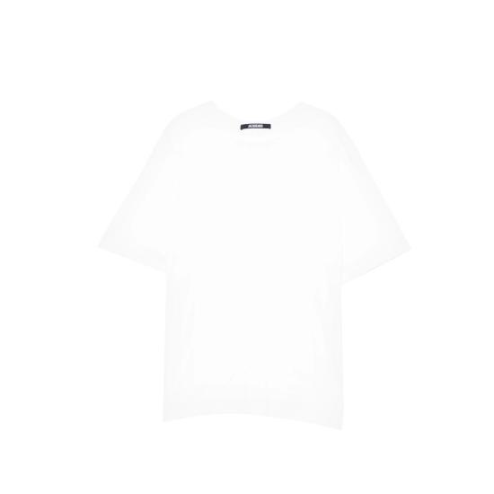 26SS 자크뮈스 반팔 티셔츠 TOW00896 AJ00260 100 WHITE
