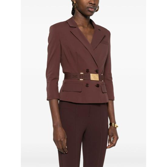26SS 엘리자베타프랜치 수트 자켓 GI22461E2 644 BROWN - ELISABETTA FRANCHI