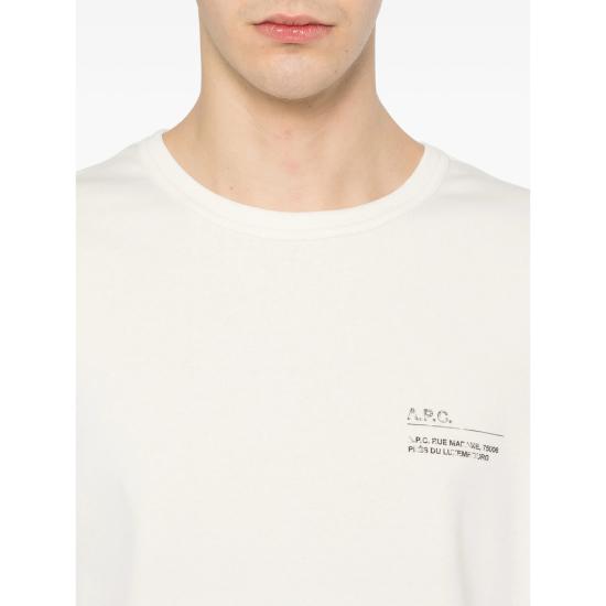 26SS 아페쎄 반팔 티셔츠 COHMW H26577 BAA WHITE - A.P.C.