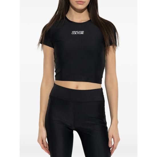 26SS 베르사체 반팔 티셔츠 80HAH6A2 J0128 899 BLACK - VERSACE