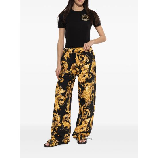 26SS 베르사체 트레이닝/조거 팬츠 80HAA320 FS196 G89 BLACK GOLD - VERSACE