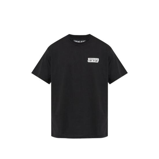 26SS 베르사체 반팔 티셔츠 80GAHT18 CJ00T 899 BLACK