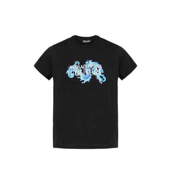 26SS 베르사체 반팔 티셔츠 80GAHE02 CJ00E 899 BLACK