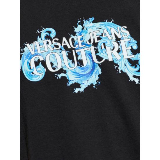 26SS 베르사체 반팔 티셔츠 80GAHE02 CJ00E 899 BLACK - VERSACE