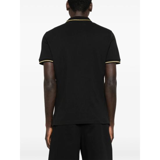 26SS 베르사체 폴로 티셔츠 80GAGT03 CJ01T G89 BLACK - VERSACE