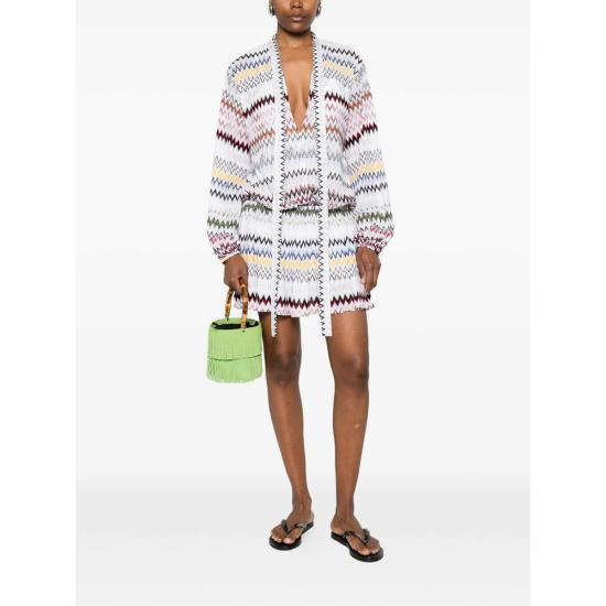 26SS 미소니 미디 원피스 DS26SG09 BR0150 S01K2 WHITE - MISSONI