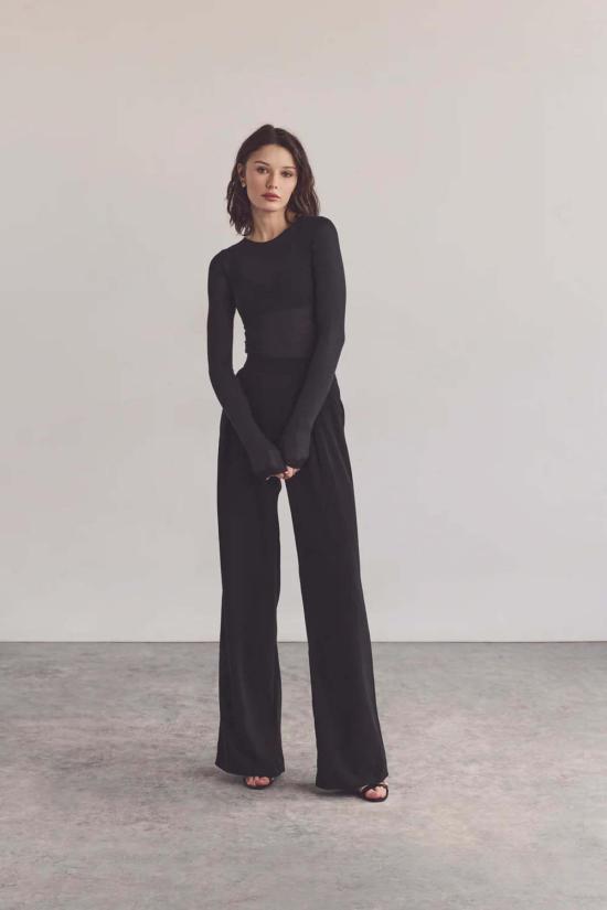  Artemis Diciero 바디수트 티셔츠 아르테미스 디시에로 다샤 슬라이틀리 시어 바디수트 블랙 - OTHER BRANDS