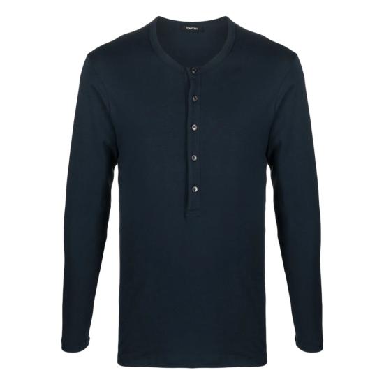 26SS 톰포드 긴팔 티셔츠 T4M151040 412 BLUE