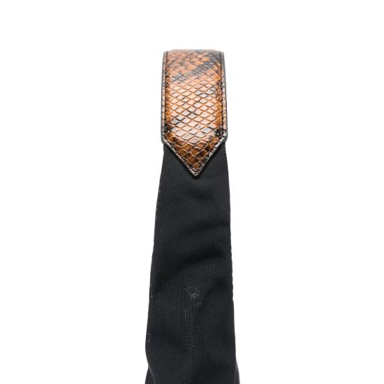 26SS 이로 토트백 TANDEM PYTHON WP44 BLK43 BLACK BROWN - IRO