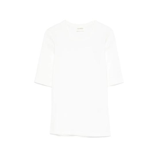 26SS 클로즈드 반팔 티셔츠 C95025 42T EM 218 WHITE