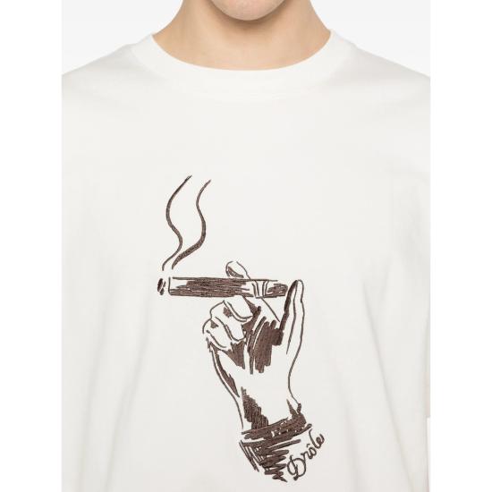 26SS 드롤드무슈 반팔 티셔츠 K TS314 CO248 OFFWH WHITE - DROLE DE MONSIEUR