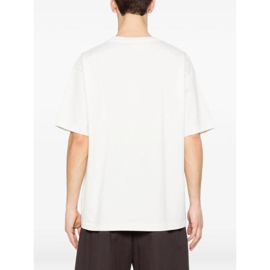 26SS 드롤드무슈 반팔 티셔츠 K TS314 CO248 OFFWH WHITE - DROLE DE MONSIEUR