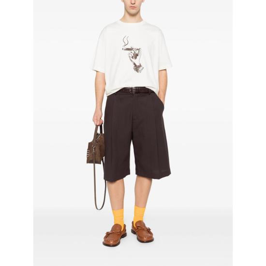 26SS 드롤드무슈 반팔 티셔츠 K TS314 CO248 OFFWH WHITE - DROLE DE MONSIEUR