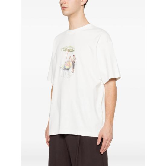 26SS 드롤드무슈 반팔 티셔츠 K TS310 CO002 OFFWH WHITE - DROLE DE MONSIEUR