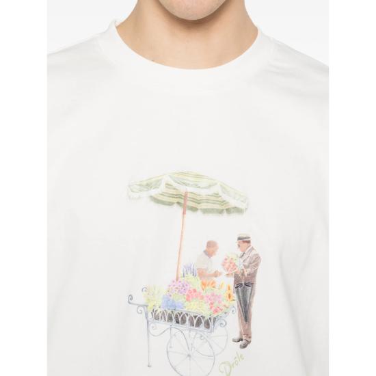 26SS 드롤드무슈 반팔 티셔츠 K TS310 CO002 OFFWH WHITE - DROLE DE MONSIEUR