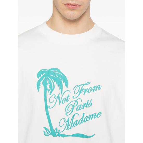 26SS 드롤드무슈 반팔 티셔츠 K TS297 CO002 OFFWH WHITE - DROLE DE MONSIEUR