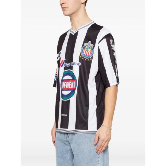 26SS 배드프렌드 반팔 티셔츠 CHIVASJERSEY BLKWH BLACK WHITE - BADFRIEND