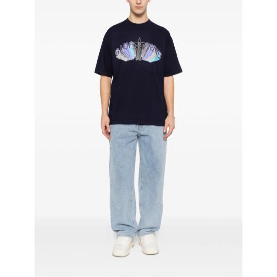 26SS 배드프렌드 반팔 티셔츠 BF3DTEE NAVY BLUE - BADFRIEND