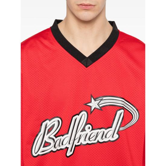 26SS 배드프렌드 긴팔 티셔츠 BFHOCKEY REDNV - BADFRIEND