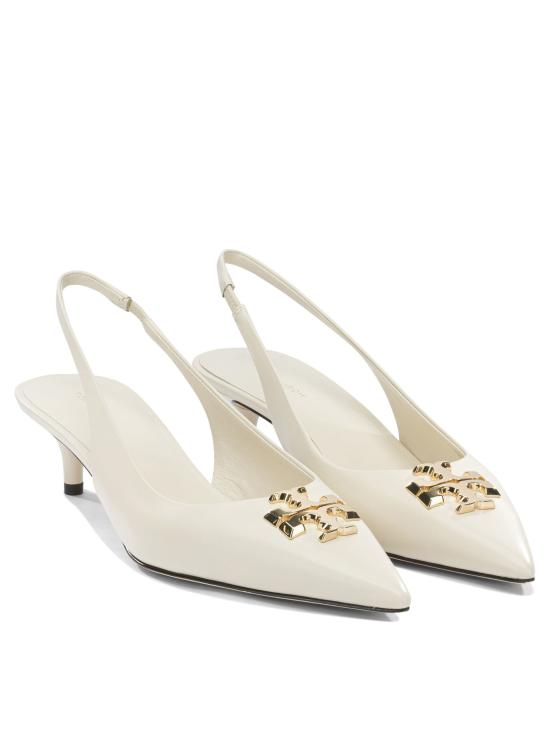 26SS 토리버치 슬링백 힐 펌프스 181018100 White - TORY BURCH