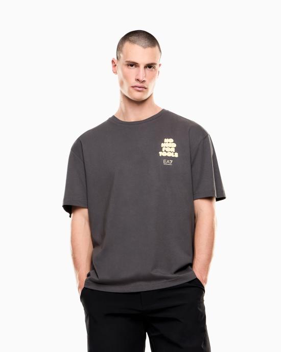 26SS 엠포리오 아르마니 반팔 티셔츠 7M001398 AF13244 U8111 Grey - EMPORIO ARMANI
