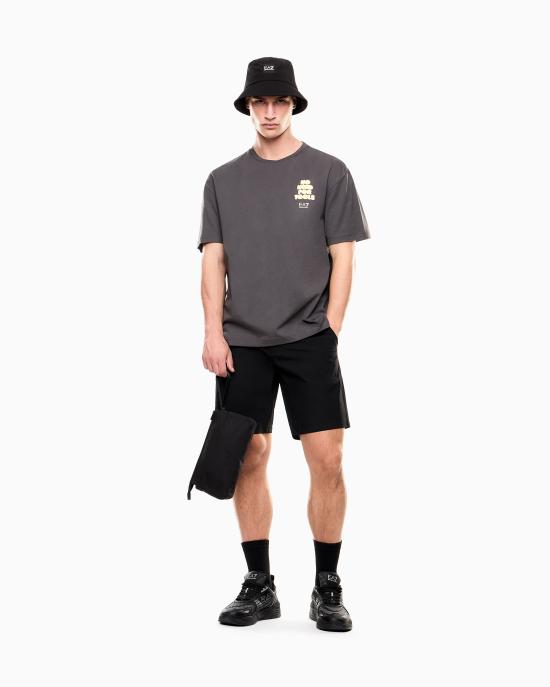 26SS 엠포리오 아르마니 반팔 티셔츠 7M001398 AF13244 U8111 Grey - EMPORIO ARMANI