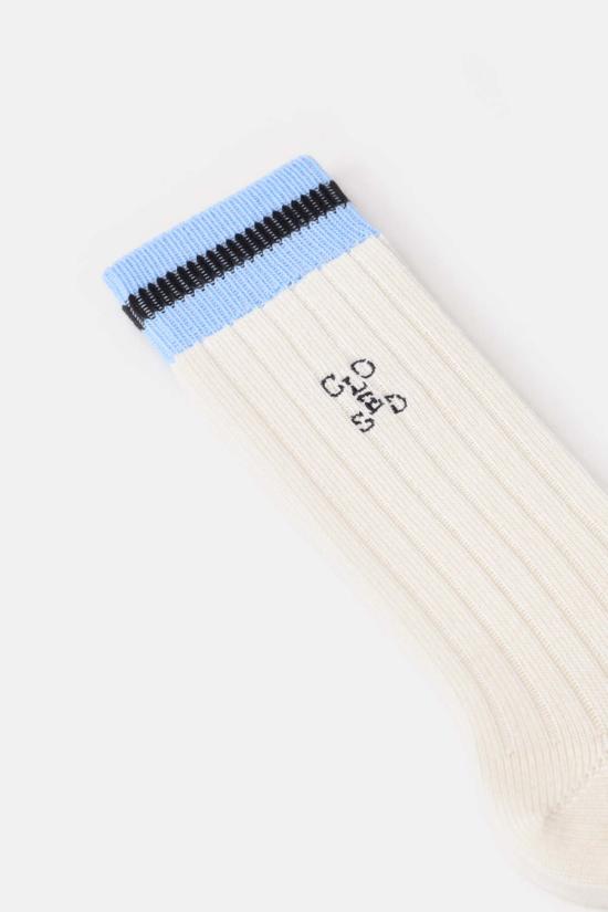  클로즈드 양말 하늘색 줄무늬 - CLOSED