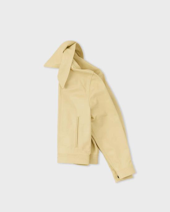  코울리 스튜디오 가죽 자켓 콜리 스튜디오 나파 가죽 라페 재킷 - CAWLEY STUDIO