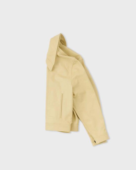  코울리 스튜디오 가죽 자켓 콜리 스튜디오 나파 가죽 라페 재킷 - CAWLEY STUDIO