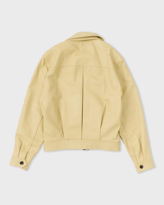  코울리 스튜디오 가죽 자켓 콜리 스튜디오 나파 가죽 라페 재킷 - CAWLEY STUDIO