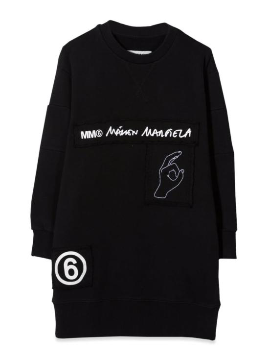  [키즈] MM6 메종마르지엘라 원피스 메종 마르지엘라 키즈 드레스 블랙 (MM6) - MM6 MAISON MARGIELA
