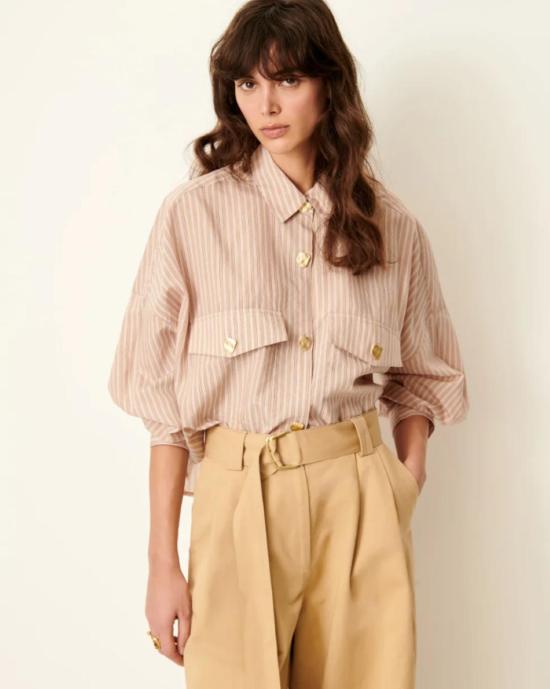  세선 블라우스 세순 발랑카 긴팔 셔츠 - SESSUN