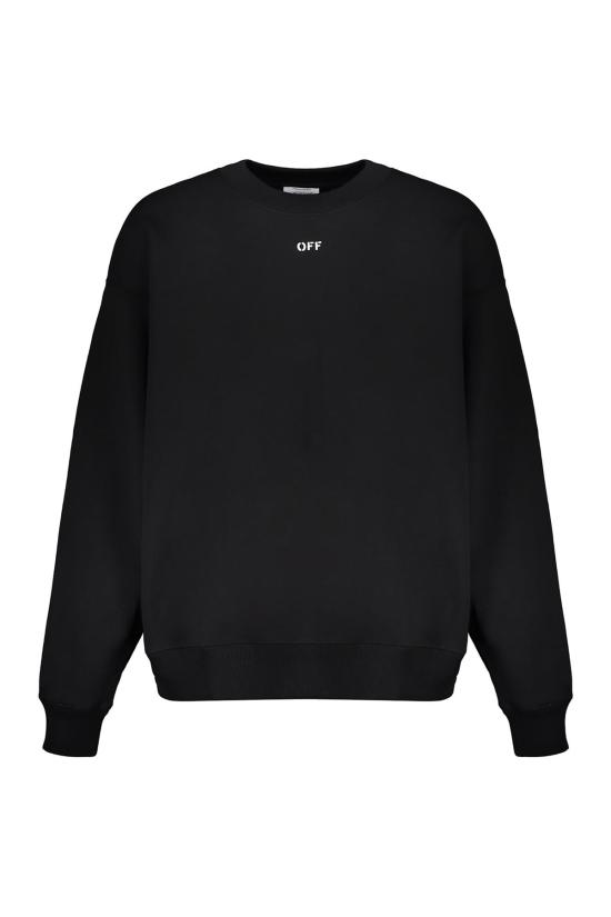  오프화이트 긴팔 티셔츠 블랙 긴팔 스웨트셔츠
