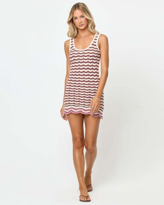  엘스페이스 숏 원피스 LSpace 선체이서 드레스 나폴리탄 - L SPACE