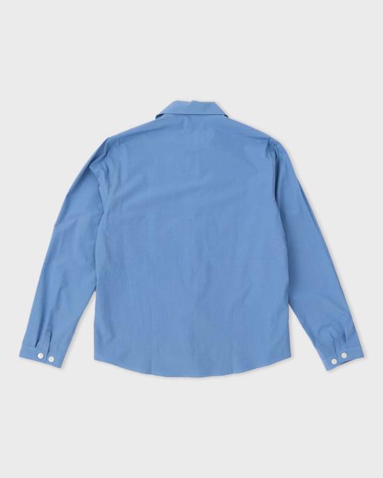  Another Aspect 자켓 어나더 어스펙트 지퍼 셔츠 1.0 일본 셔츠 재킷 오션 블루 - OTHER BRANDS