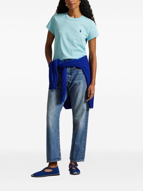 26SS 폴로 랄프로렌 반팔 티셔츠 211B14605 010 Clear Blue - POLO RALPH LAUREN