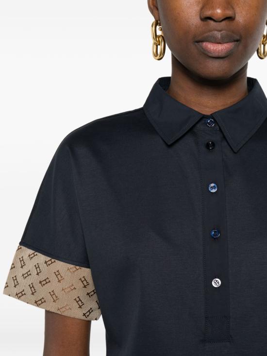 26SS 에르노 폴로 티셔츠 JPL00122D 520639200 Blue - HERNO