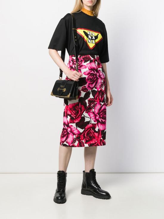  프라다 미디 스커트 P105Q S 192 1U6OF0T08 Pink - PRADA