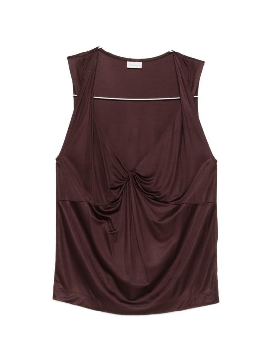 25FW 드리스 반 노튼 민소매 티셔츠 011156 2617358 Purple