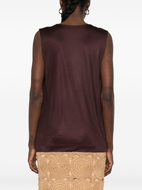 25FW 드리스 반 노튼 민소매 티셔츠 011156 2617358 Purple - DRIES VAN NOTEN